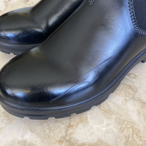 NWOT Aquatherm Leather Water Resistant 3M Insulated Chelsea Boots - Picture 16 of 16